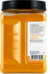 Nutricost Pantry Yellow Cheddar Cheese Powder enhances macaroni and cheese prep.