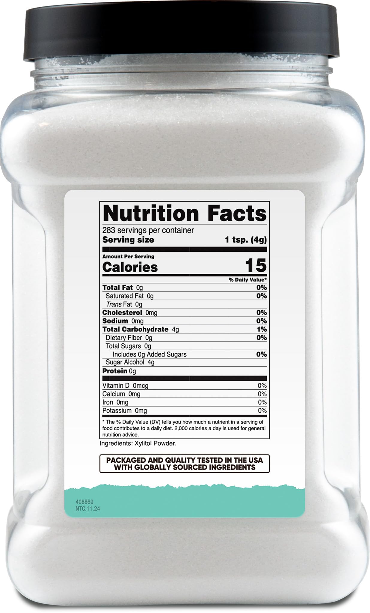 Nutricost Pure Xylitol non-GMO gluten-free sugar substitute