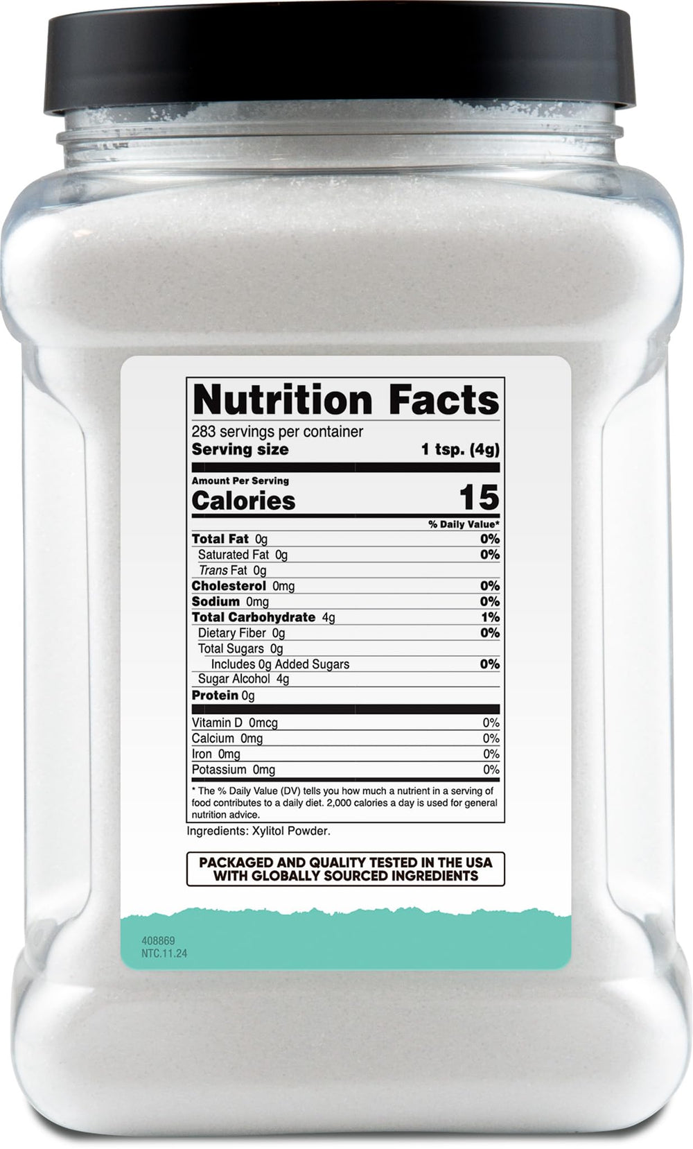 Nutricost Pure Xylitol non-GMO gluten-free sugar substitute