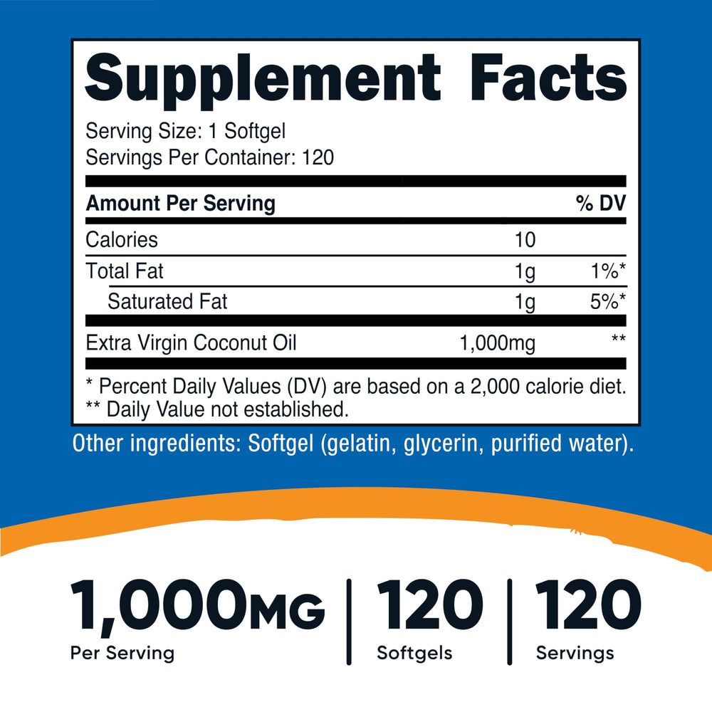 Pouring Nutricost softgels for easy daily supplementation
