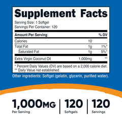 Pouring Nutricost softgels for easy daily supplementation