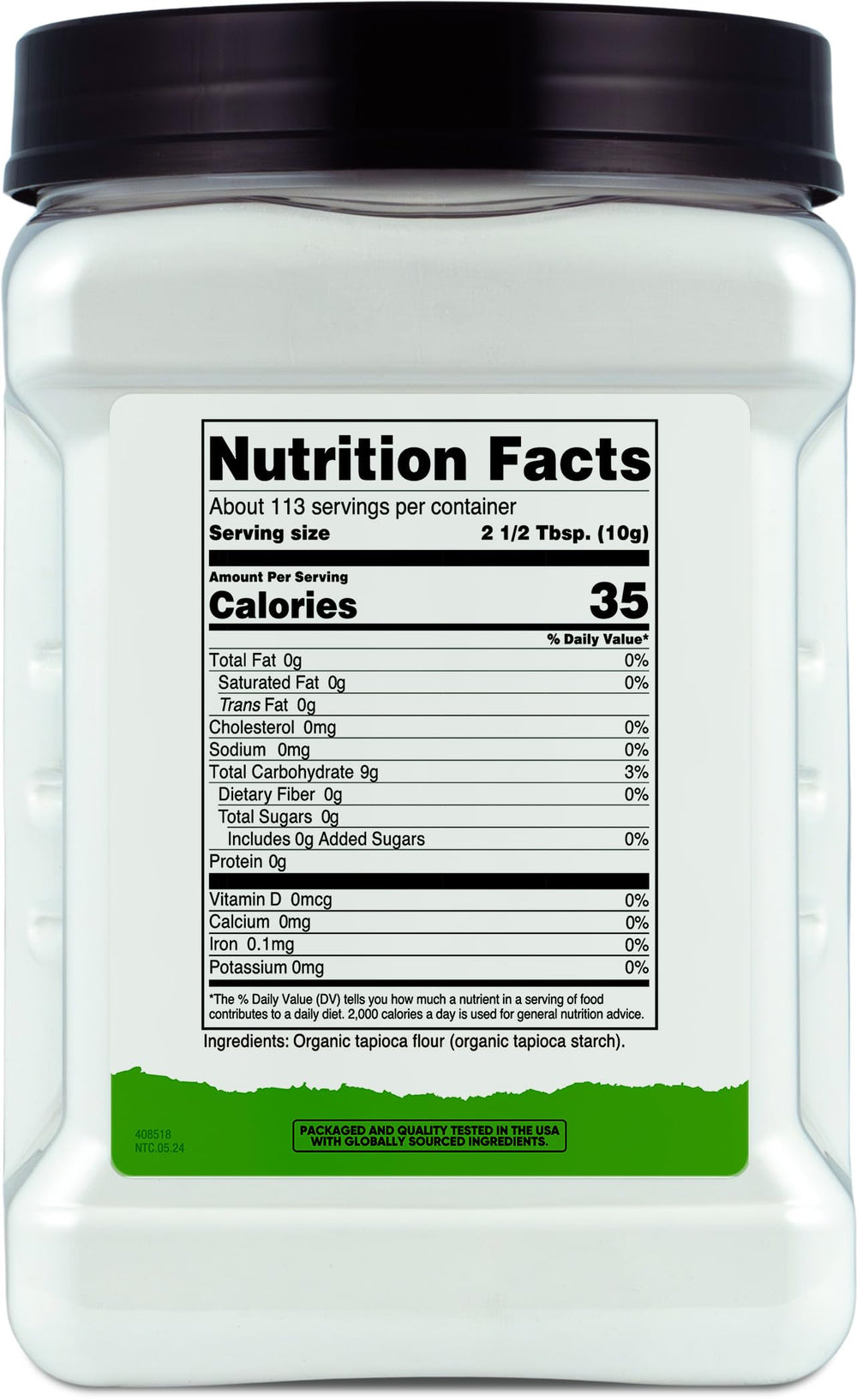 Nutricost tapioca flour ideal for gluten-free vegan baking and recipes.
