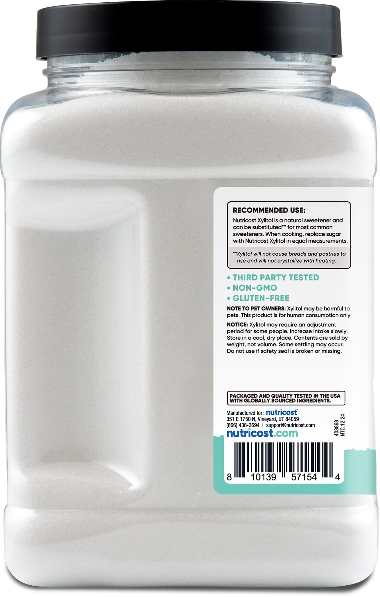 Nutricost Xylitol in kitchen for baking and beverages