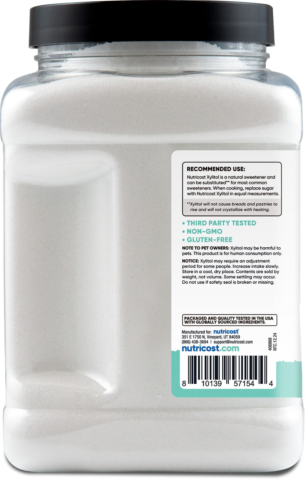 Nutricost Xylitol in kitchen for baking and beverages