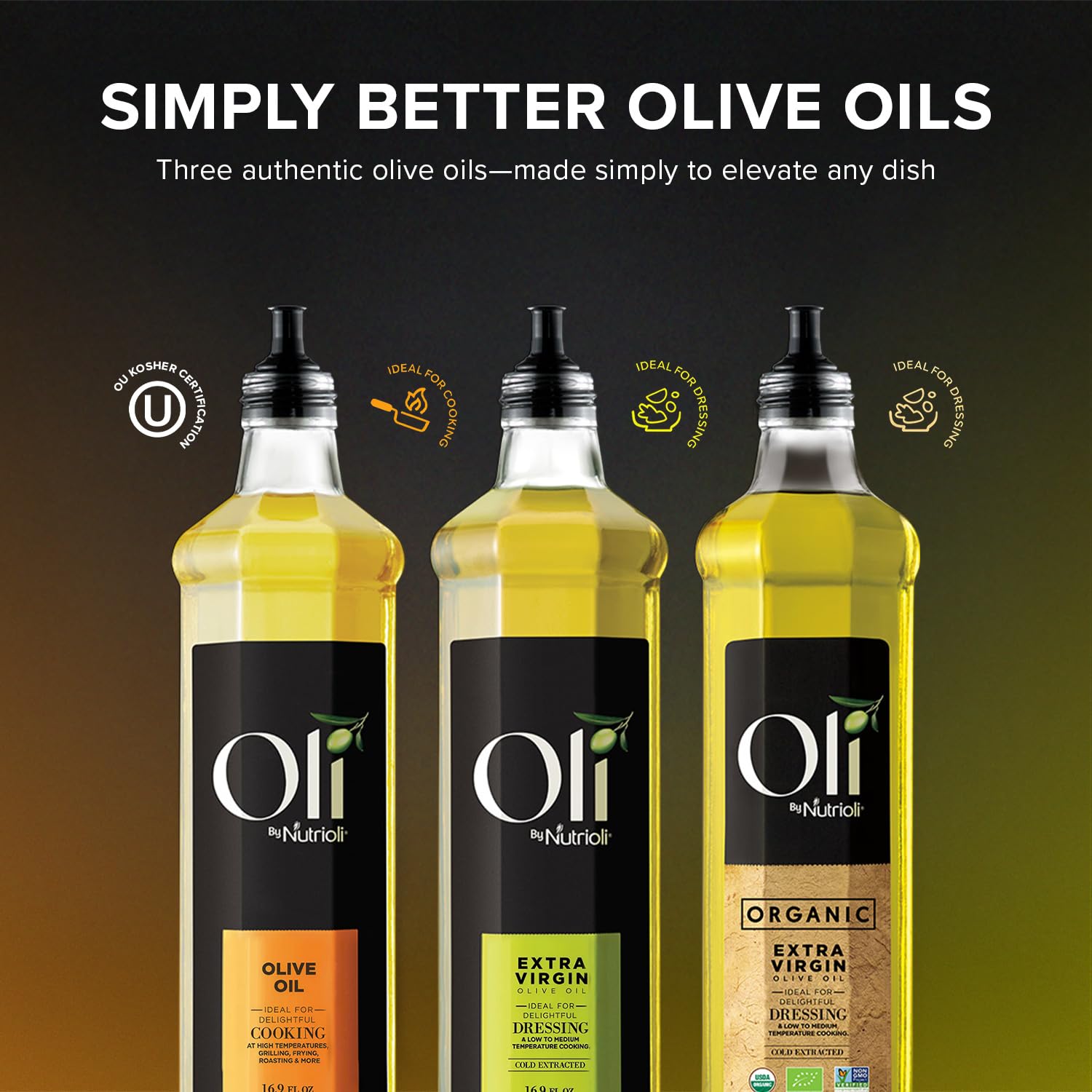 Nutrioli olive oil used to sauté vegetables for flavorful dishes