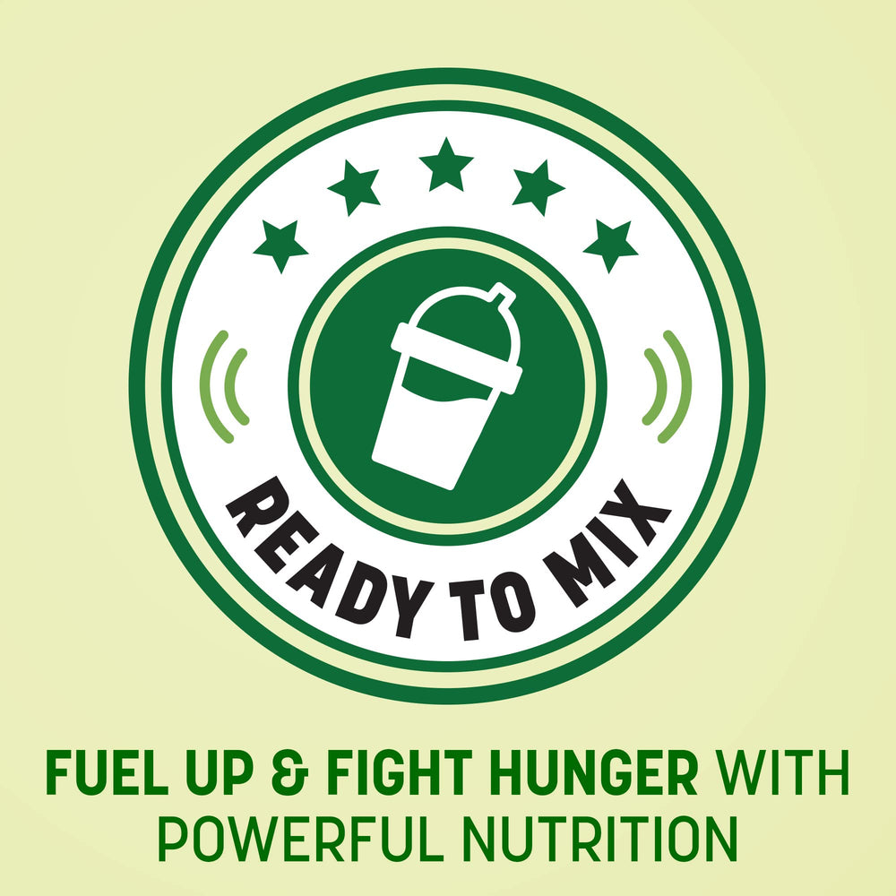 Nutrisystem ProSync shake mixed cup showcases 15g protein and 6g fiber.