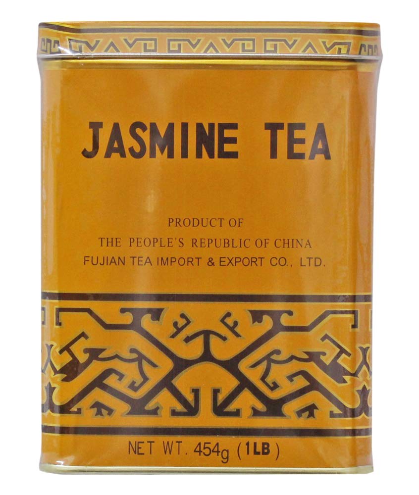 Nutritrust Sunflower Jasmine Tea blue tin packshot shows premium packaging and freshness