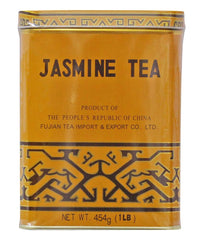 Nutritrust Sunflower Jasmine Tea blue tin packshot shows premium packaging and freshness