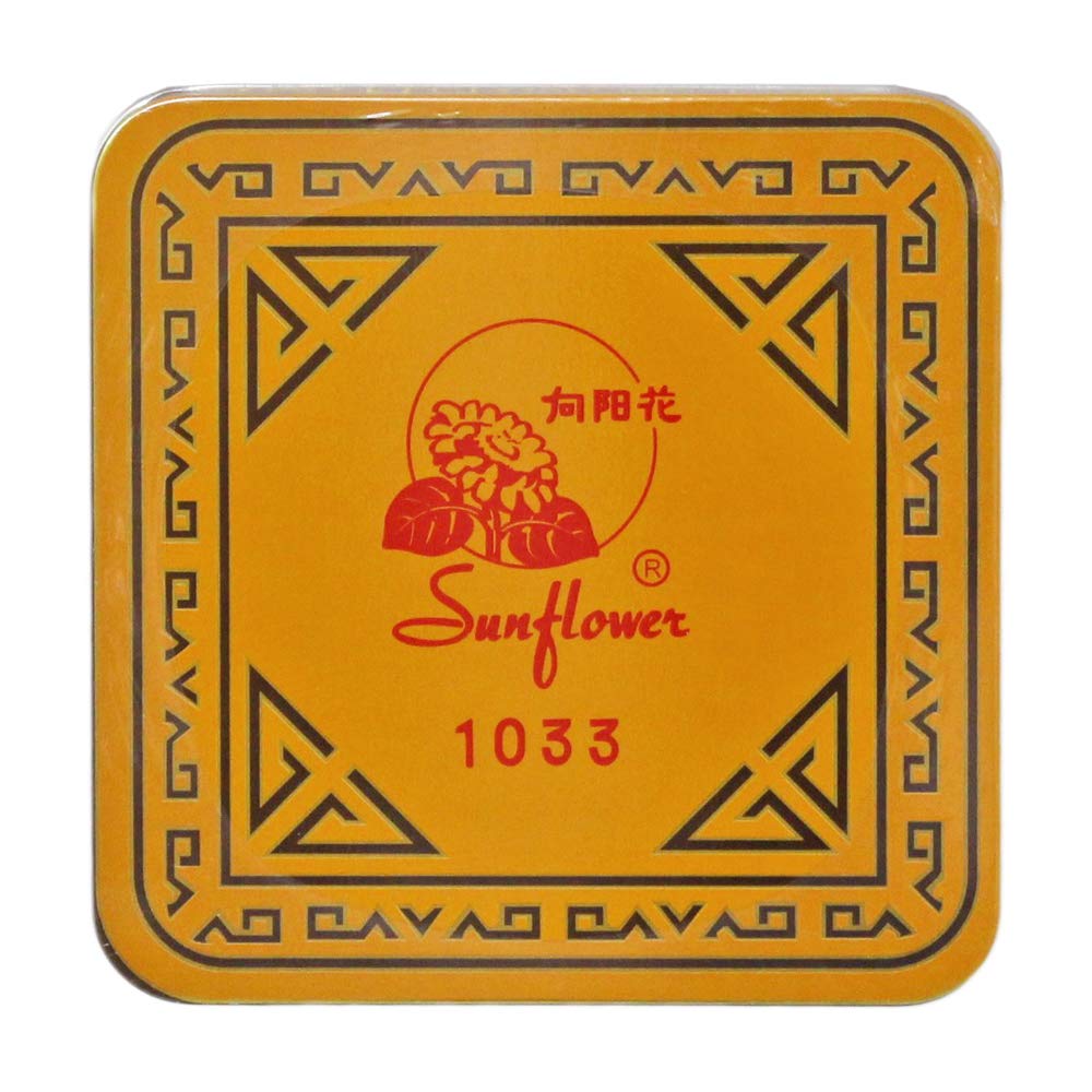 Nutritrust Sunflower Jasmine Tea tea bag closeup emphasizes quality blend