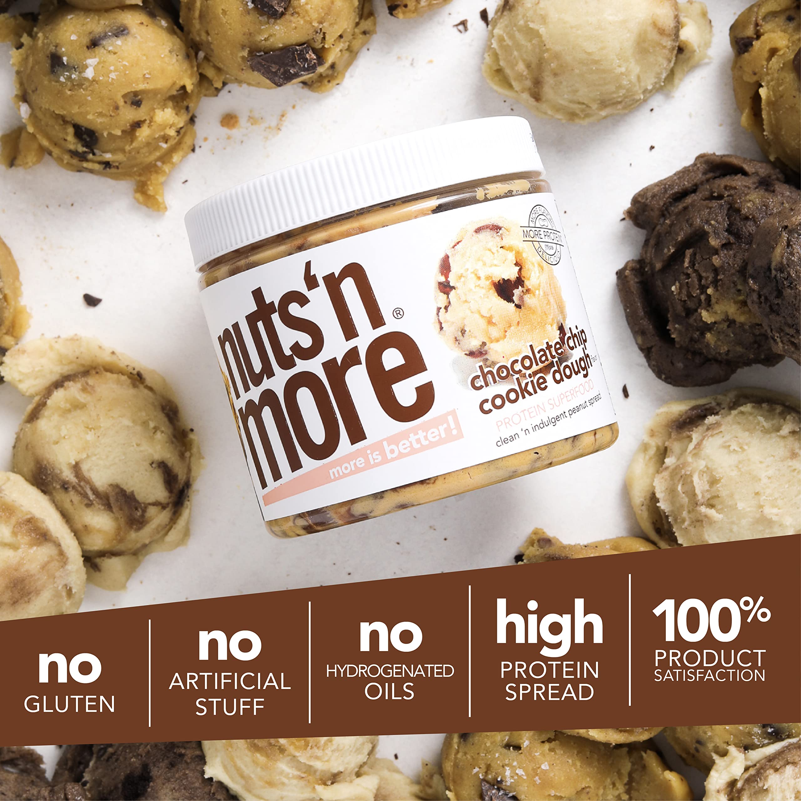 Nuts N More pancake topping, adds protein with chocolatey taste