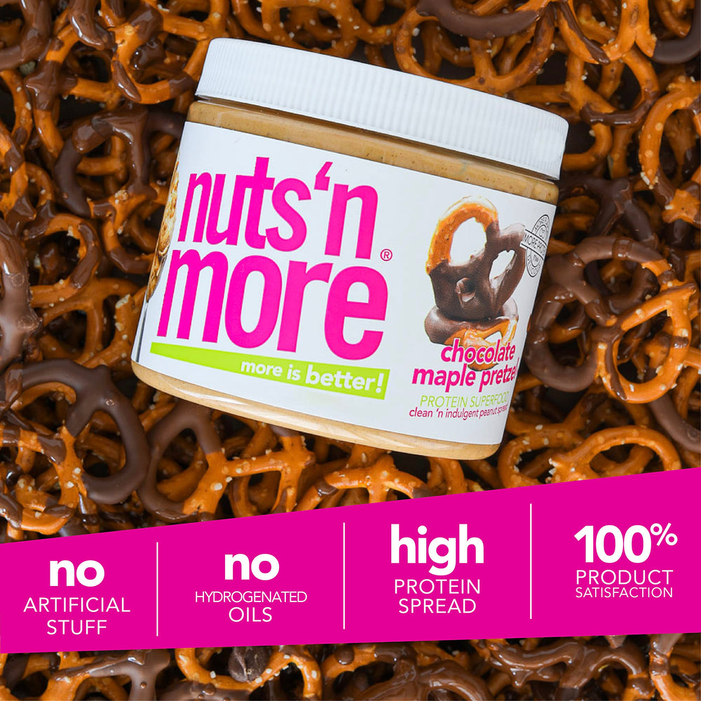 Nuts N More spread on pancakes for a decadent breakfast twist.