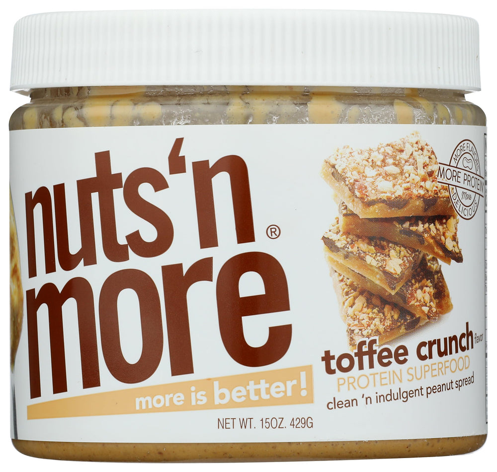 Nuts N More Toffee Crunch on pancakes or oats for extra flavor