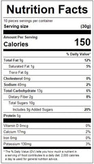 Nuts To You bite-size peanut squares ideal for on the go snacking