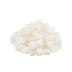NUTS U.S. coconut chunks in a resealable bag for fresh snacking
