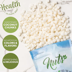 NUTS U.S. coconut chunks boost smoothies with coconut richness