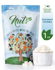 NUTS U.S. coconut chunks sweetened texture ideal for smoothies