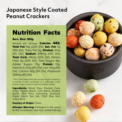 NUTS U.S. Crunchy coated shells revealing rich peanut flavor for satisfying bites.