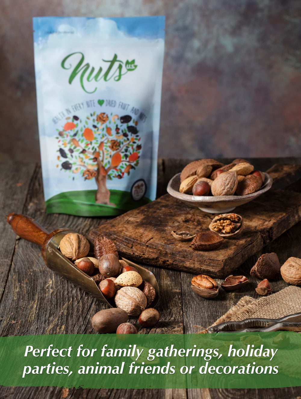 NUTS U.S. fresh, buttery taste in shell for snacking.