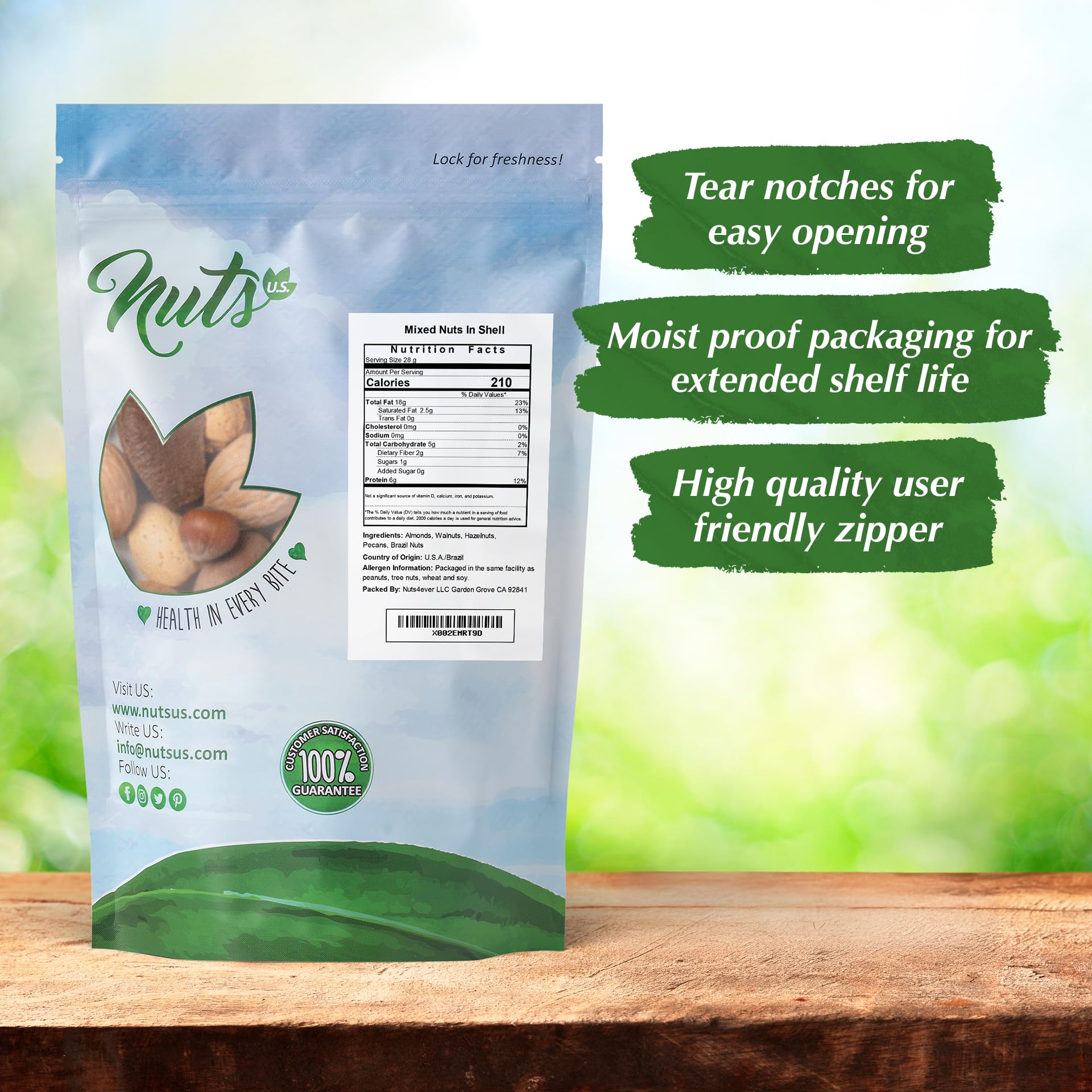 NUTS U.S. hazelnuts in shell close-up with earthy aroma and premium crunch