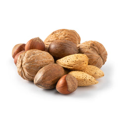 NUTS U.S. mixed nuts in shell in bag, fresh and crack-ready.