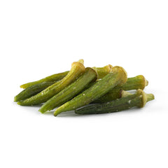 NUTS U.S. Okra Chips sea salted — ideal on-the-go snack with no color added.