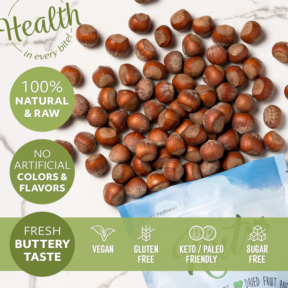 Hazelnuts used in salad for texture and aroma