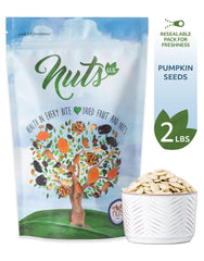 NUTS U.S. pumpkin seeds close-up texture, crunchy and nutrient-dense.