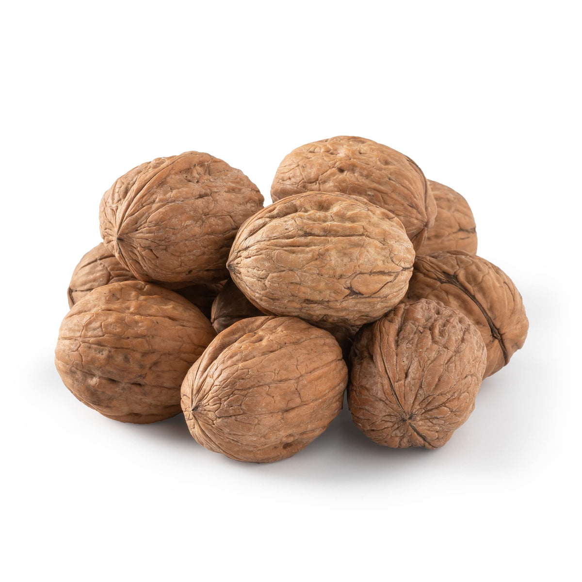 NUTS U.S. Chandler walnuts in shell with a buttery aroma for snacking.