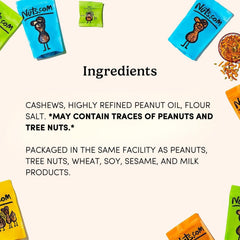 Creamy, buttery texture of Nuts.com cashews for a satisfying snack