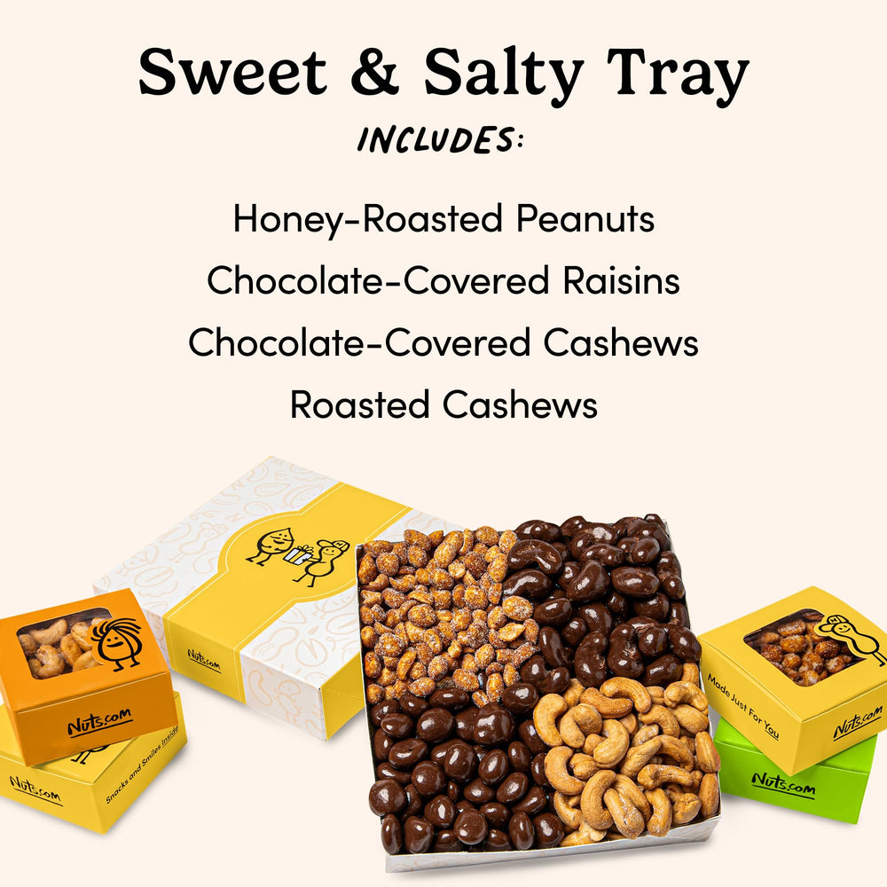 Nuts.com Chocolate-covered cashews and raisins for a sweet-and-nutty treat.