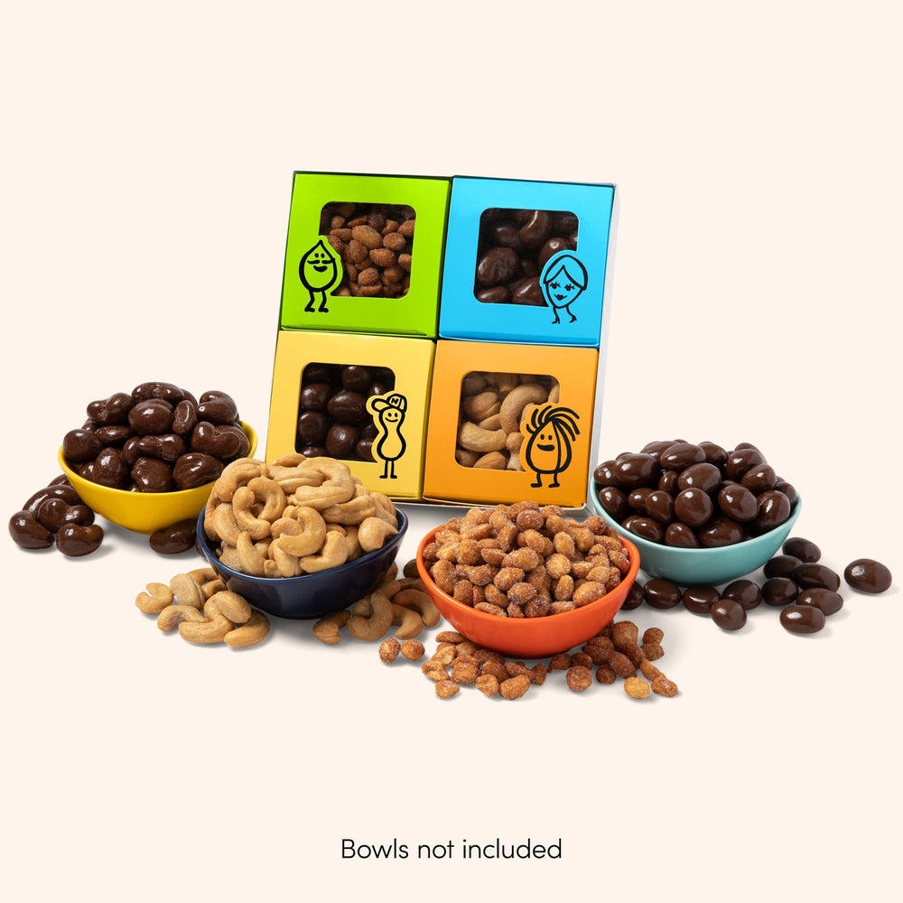 Nuts.com Gift-ready snack tray perfect for sharing at events.