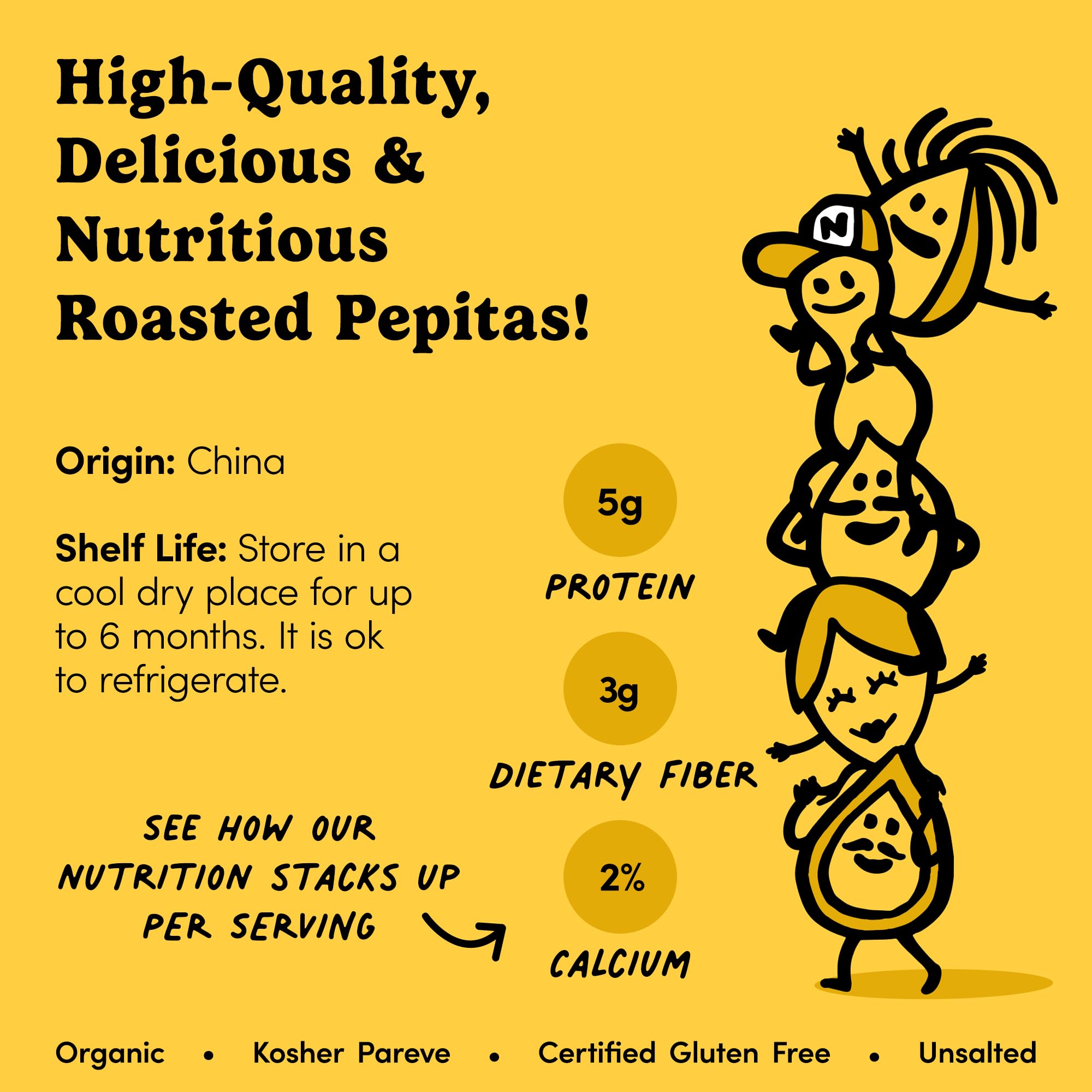 Nuts.com pepitas arranged for party snack trays and gatherings