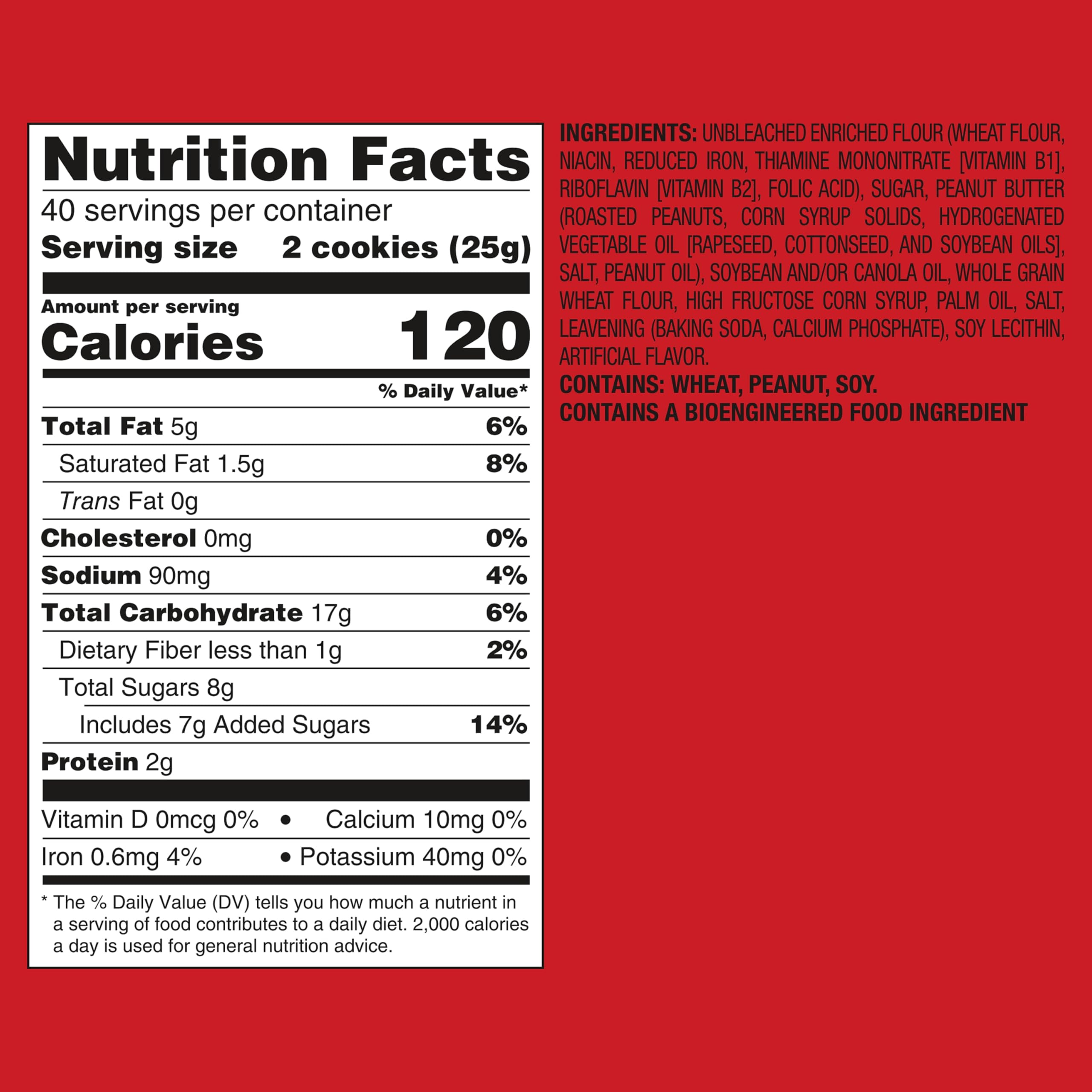 Nutter Butter individually wrapped snacks make lunches and road trips easy.