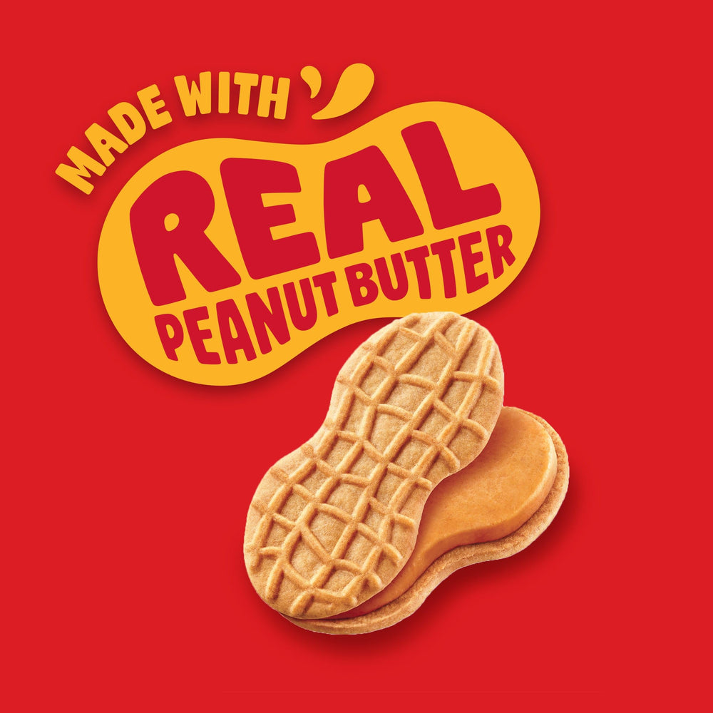 Nutter Butter office snack in a desk drawer, ready for a break.