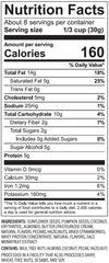 NuTrail granola close-up highlighting toasted clusters and vanilla strawberry flavor.