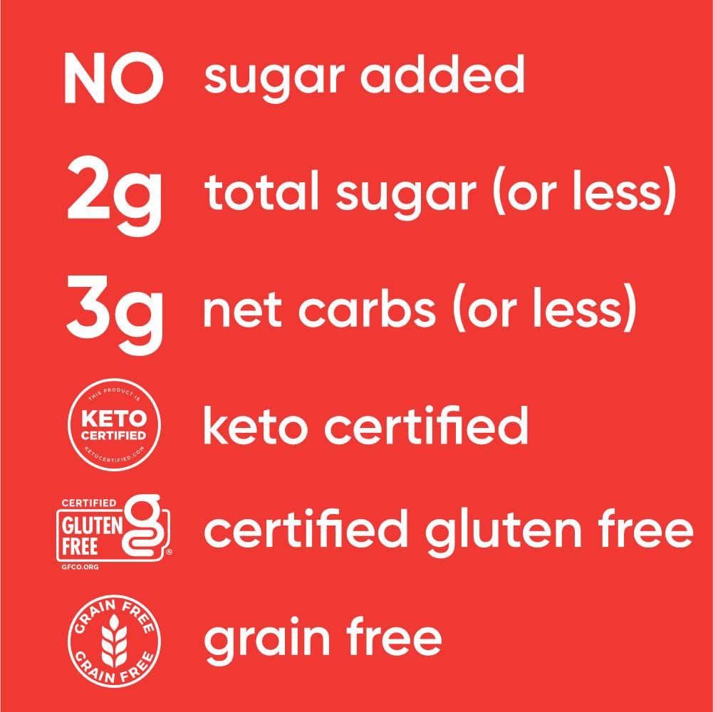 NuTrail Vanilla Strawberry packaging showcasing gluten-free, keto-friendly granola.