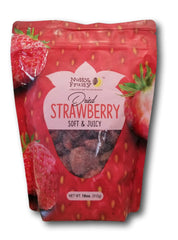 Nutty and Fruity dried strawberry soft-juicy-slice for a naturally sweet, on-the-go snack.