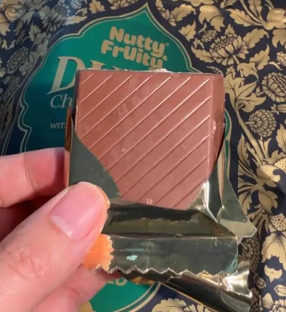 Nutty and Fruity Dubai Chocolate Bars 16-ounce package with multiple portions for sharing.