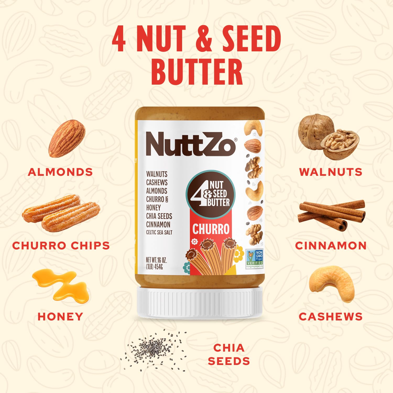 NuttZo Churro Butter on pancakes, protein-friendly breakfast option