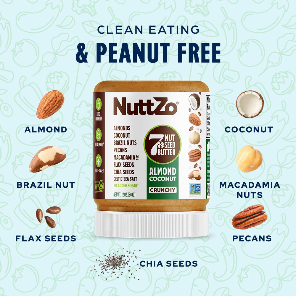 NuttZo Keto almond coconut butter baking—great mix-in for keto-friendly recipes.