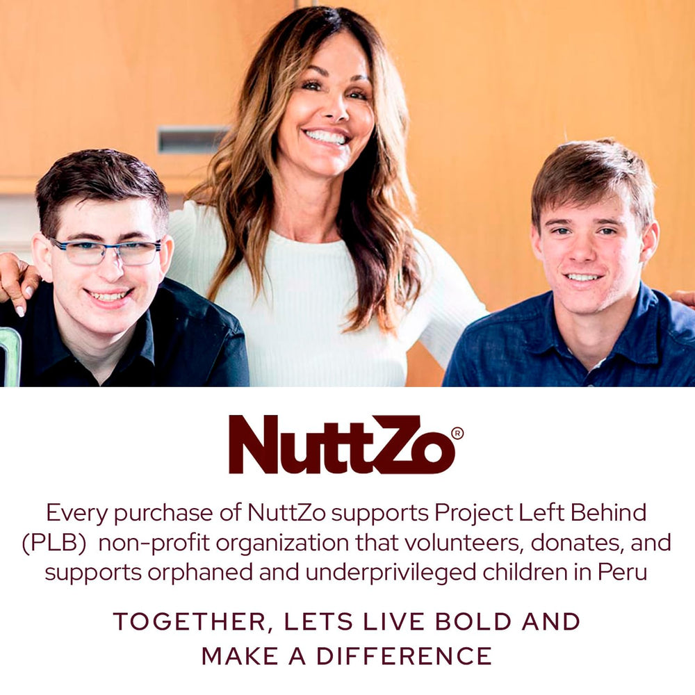 NuttZo Power Fuel pancakes topping adds gluten-free, sugar-free protein flavor.