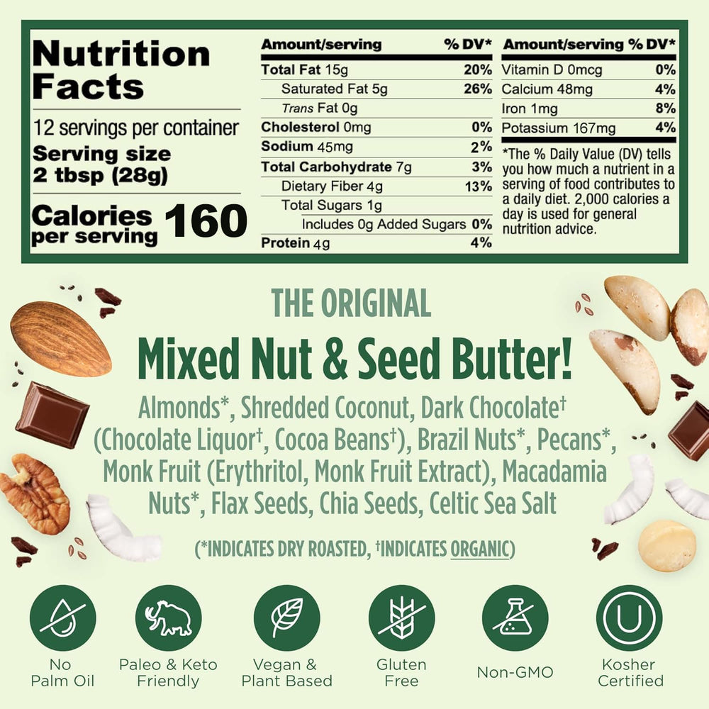 NuttZo Keto 7-nut blend closeup highlighting texture for snacking