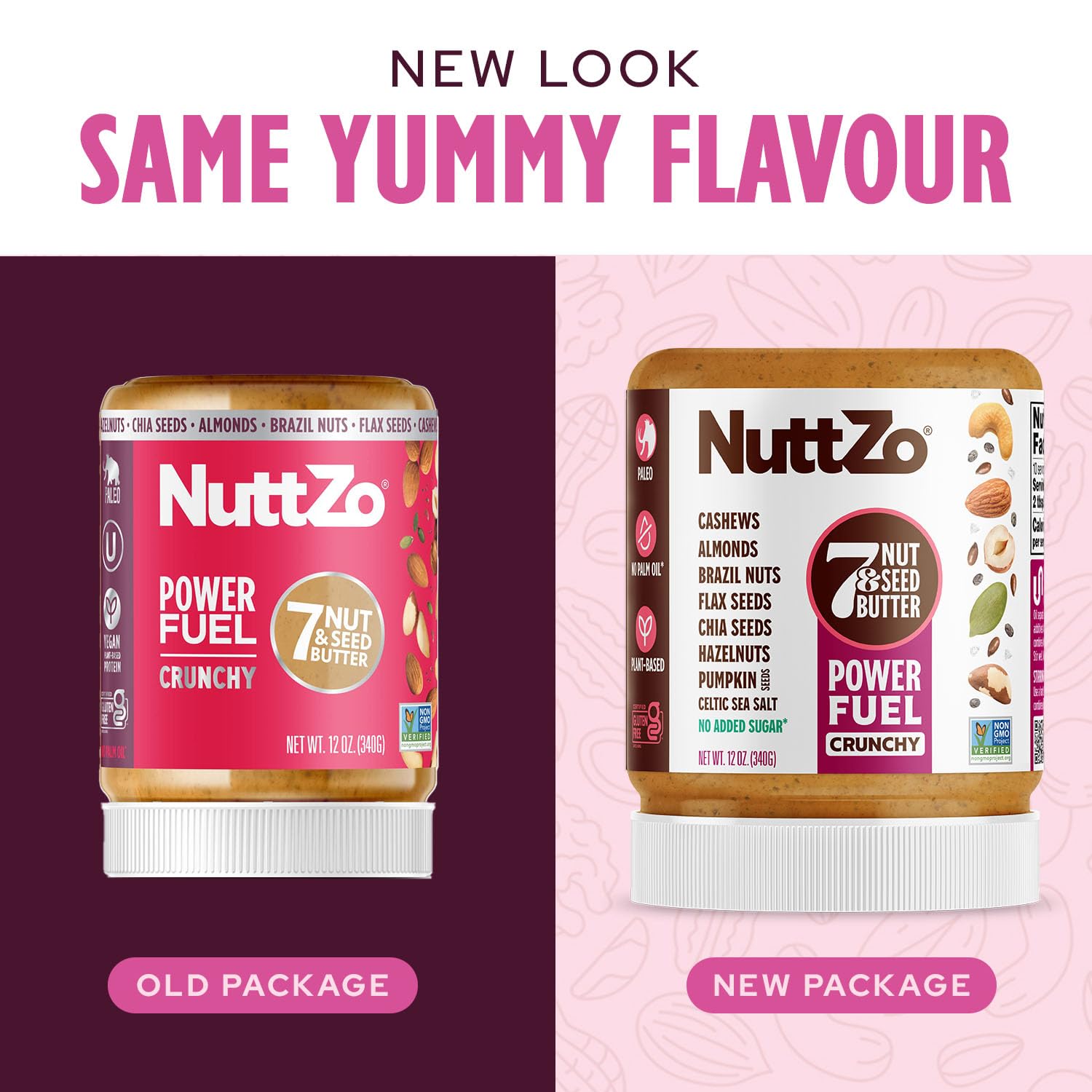 NuttZo fits paleo and keto diets with no added sugar.