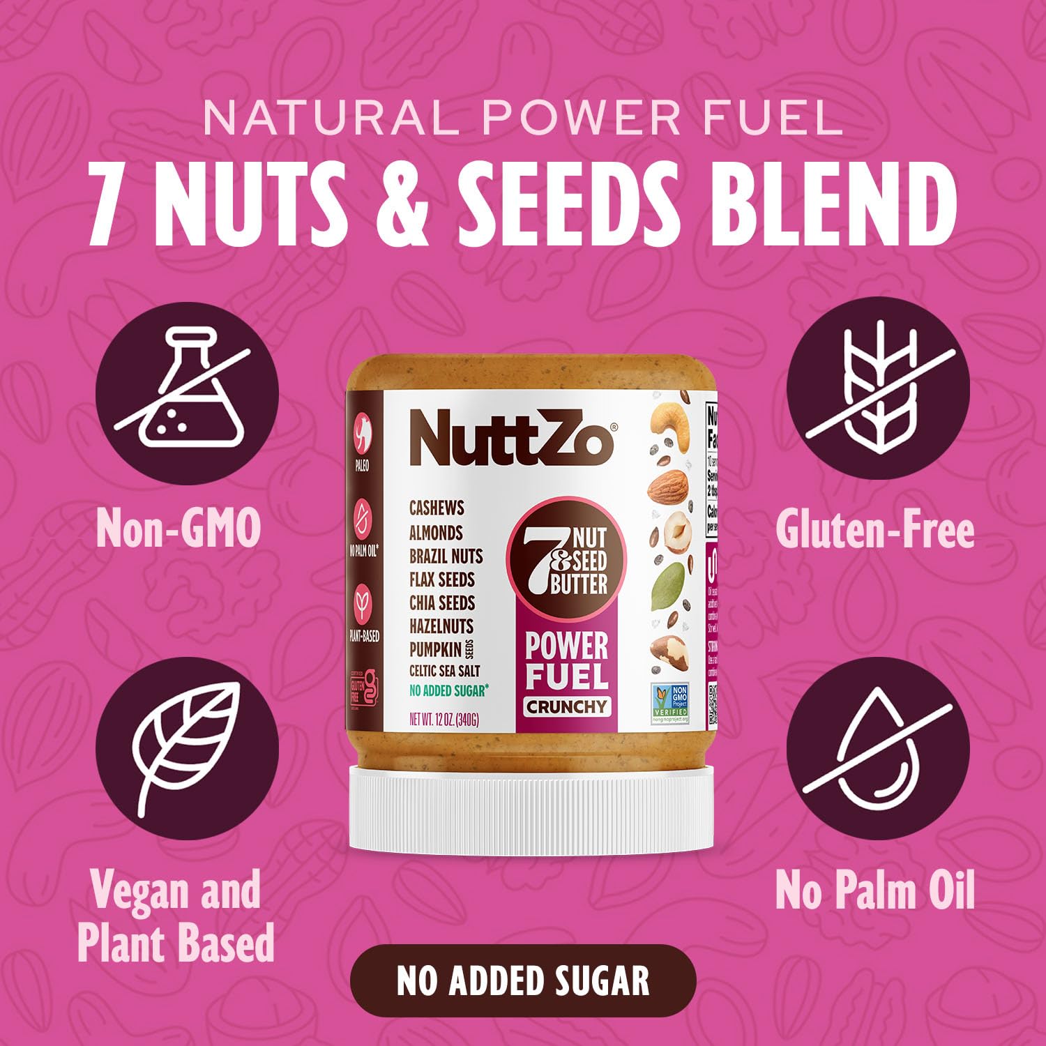 NuttZo spread on toast adds flavor and texture to breakfast.