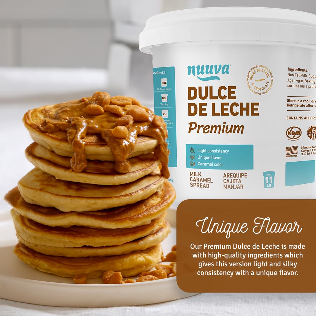 Nuuva Dulce de Leche swirled into coffee for caramel aroma