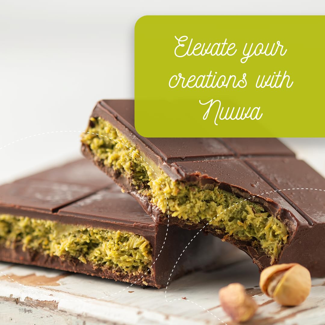 Nuuva Pistachio Spread clean ingredients with no artificial colors or preservatives.