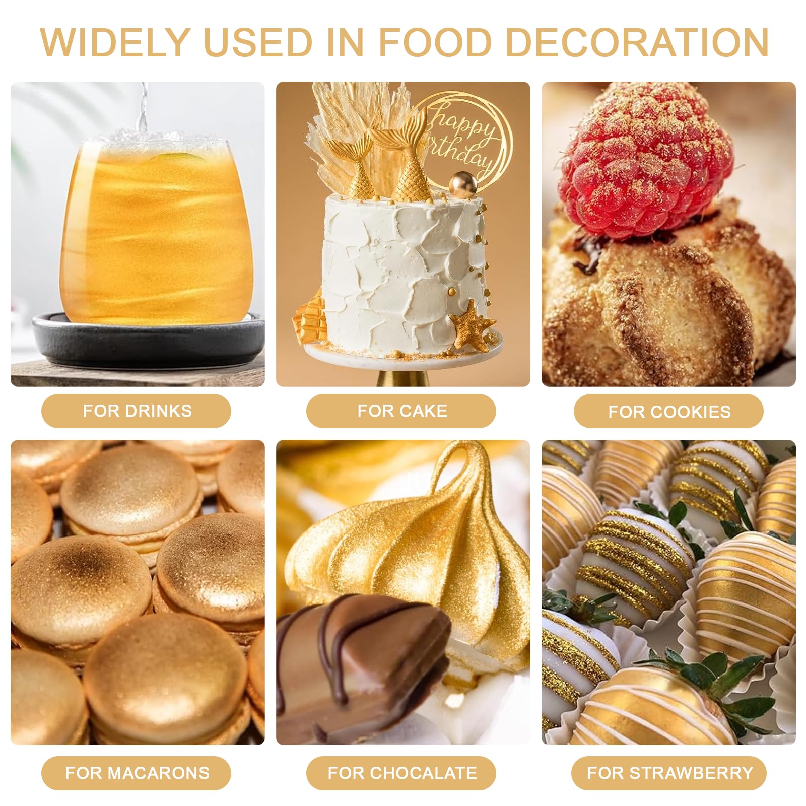 Nvobghdi premium materials ensure smooth sprays without clogging during decorating.