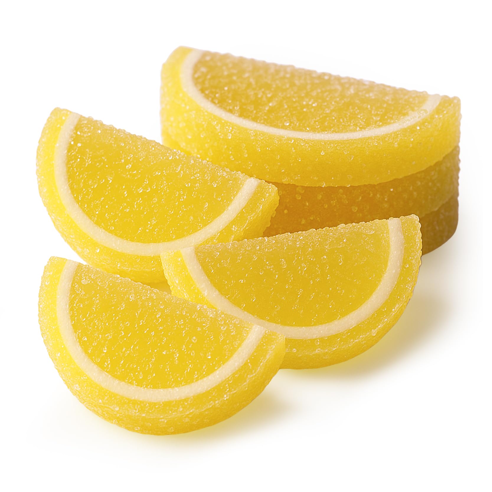 NY Spice Shop chewy lemon slices close-up, bursting with fruity flavor