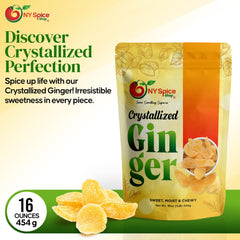 NY Spice Shop ginger slices for tea infusion and warm beverages