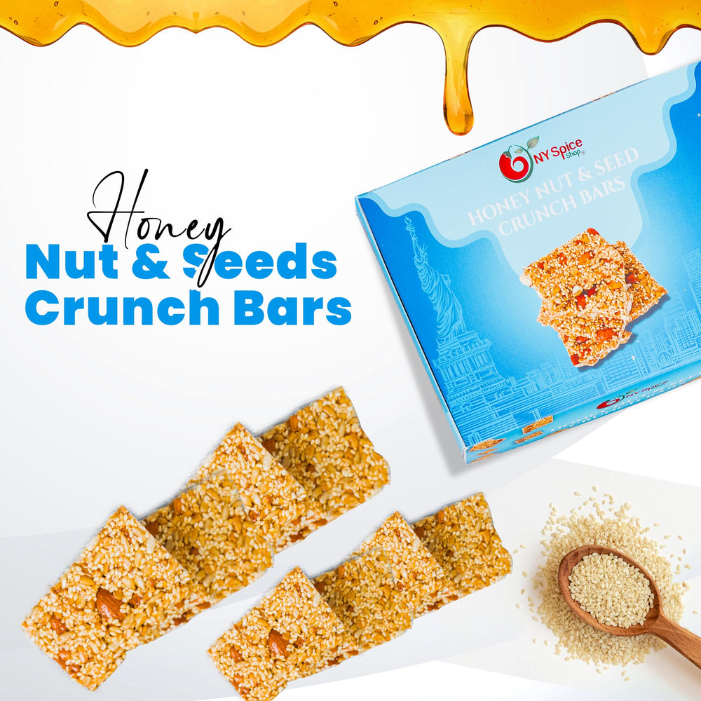 Bar held in hand for on-the-go snacking with NY Spice Shop bars.